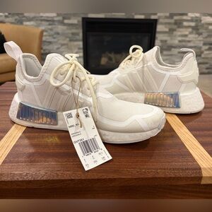 Adidas NMD_R1 - White Iridescent Sneakers - Women’s 6.5 - NWT